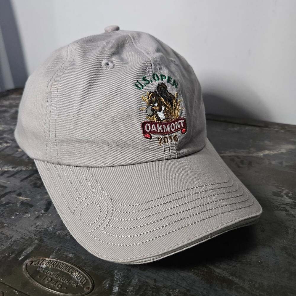 US Open Oakmont 2016 Golf Hat Cap Grey Squirrel Logo